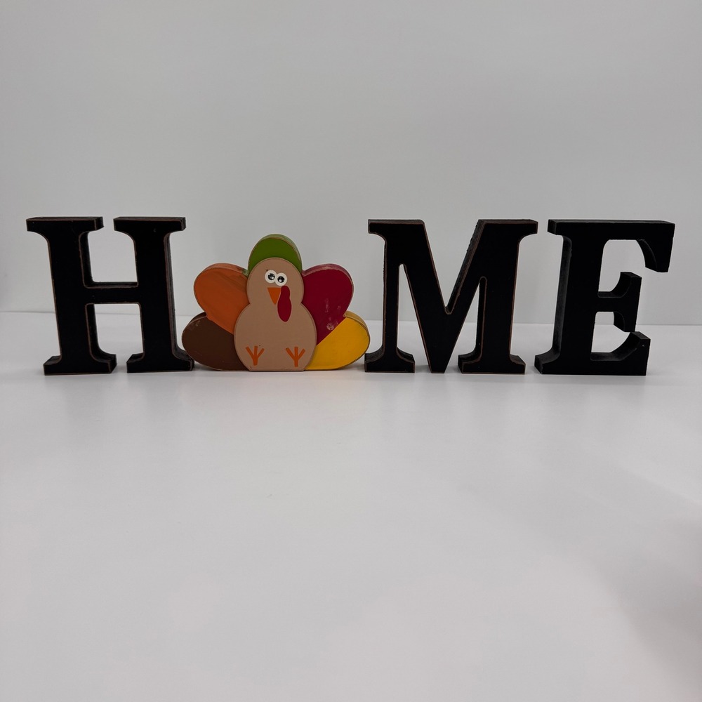 HOME Glitzhome‎ Shelf Sitter Seasonal Holiday 13-Piece Wooden Interchangeable - Picture 13 of 16